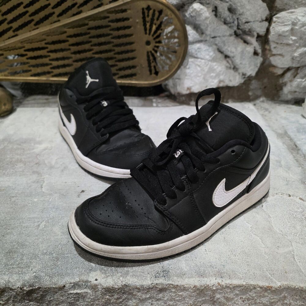 2021 Nike Air Jordan 1 Low Black White A09944-001 Women’s Size 6.5